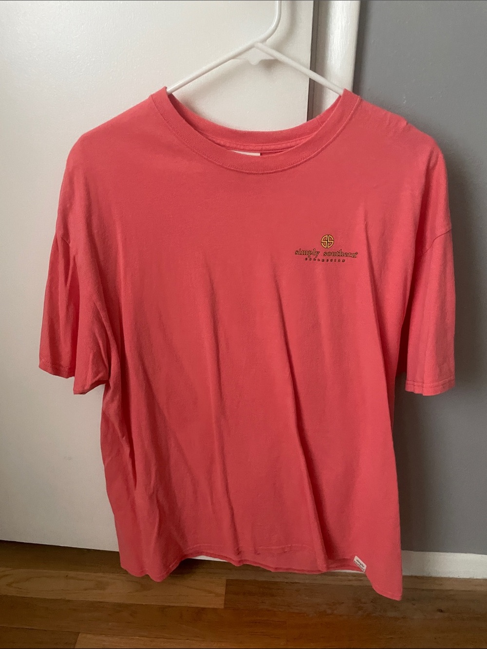 Simply Southern Coral Short-Sleeve Crewneck Tee